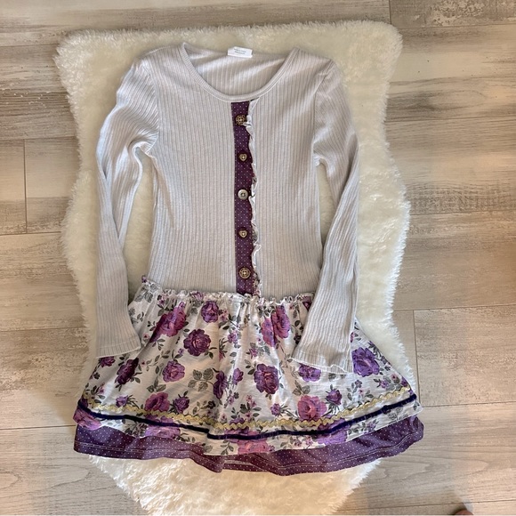 Naartjie Dress & Leggings Outfit Size 8 - Picture 2 of 3